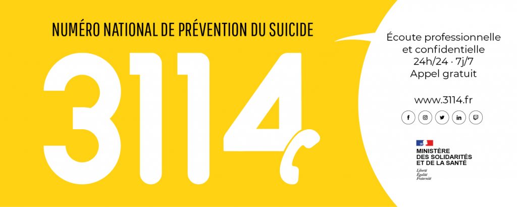 La prévention du suicide en images : 1er spot officiel du 3114