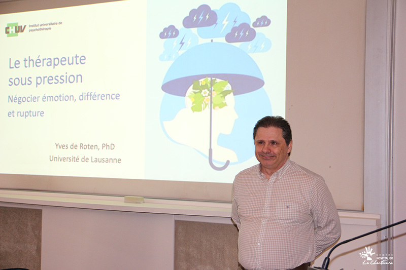 Conférence Yves De Roten au CHLC – Le thérapeute sous pression